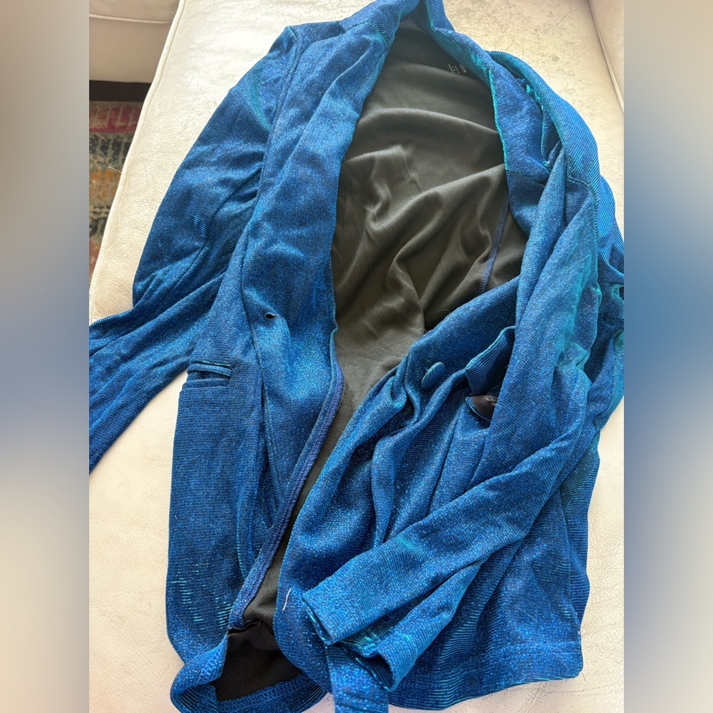 Blue Sparkly Blazer